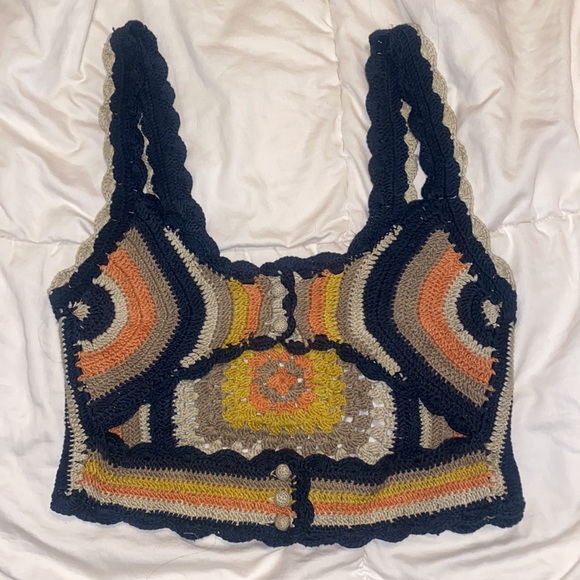 Tularosa Liv x Revolve Festival Beach crochet crop top - Picture 3 of 4